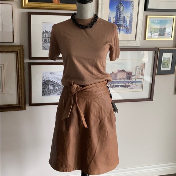 NWT Massimo Dutti Brown Skirt - Picture 1 of 3